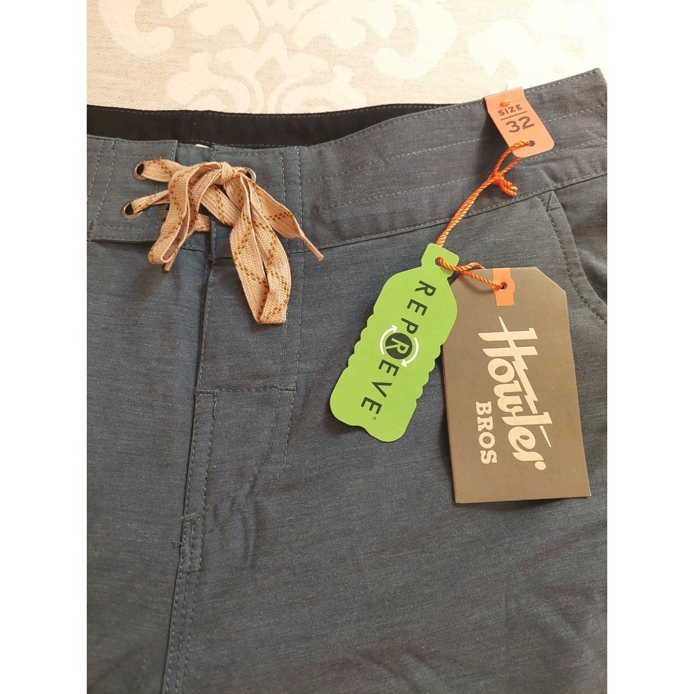 NEW! Howler Brothers Mens Bruja Deluxe Boardshorts Elixir Blue 32 Heed The Call! - Picture 5 of 14